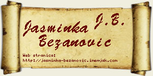 Jasminka Bežanović vizit kartica